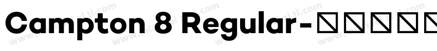 Campton 8 Regular字体转换